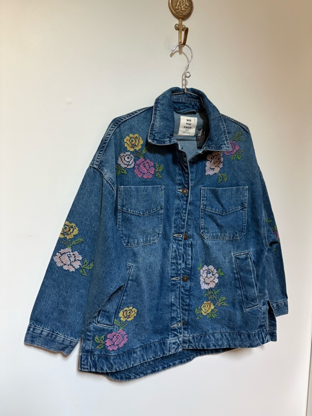 NWOT Free People We The Free Madison City Embroidered Jacket Size XS - Picture 5 of 15